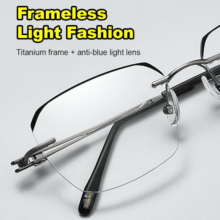 Ultra-light blue light blocking high-end reading glasses