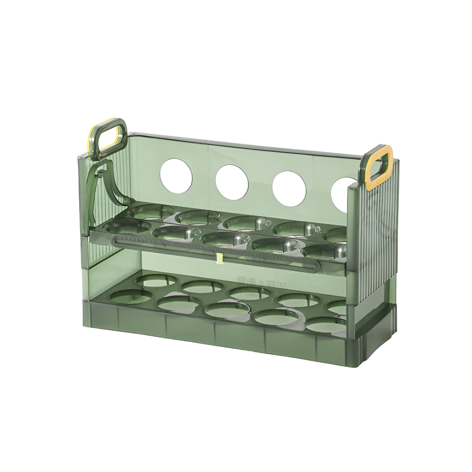 Refrigerator Side Door Egg Preservation Box Creative Egg Tray Organizer