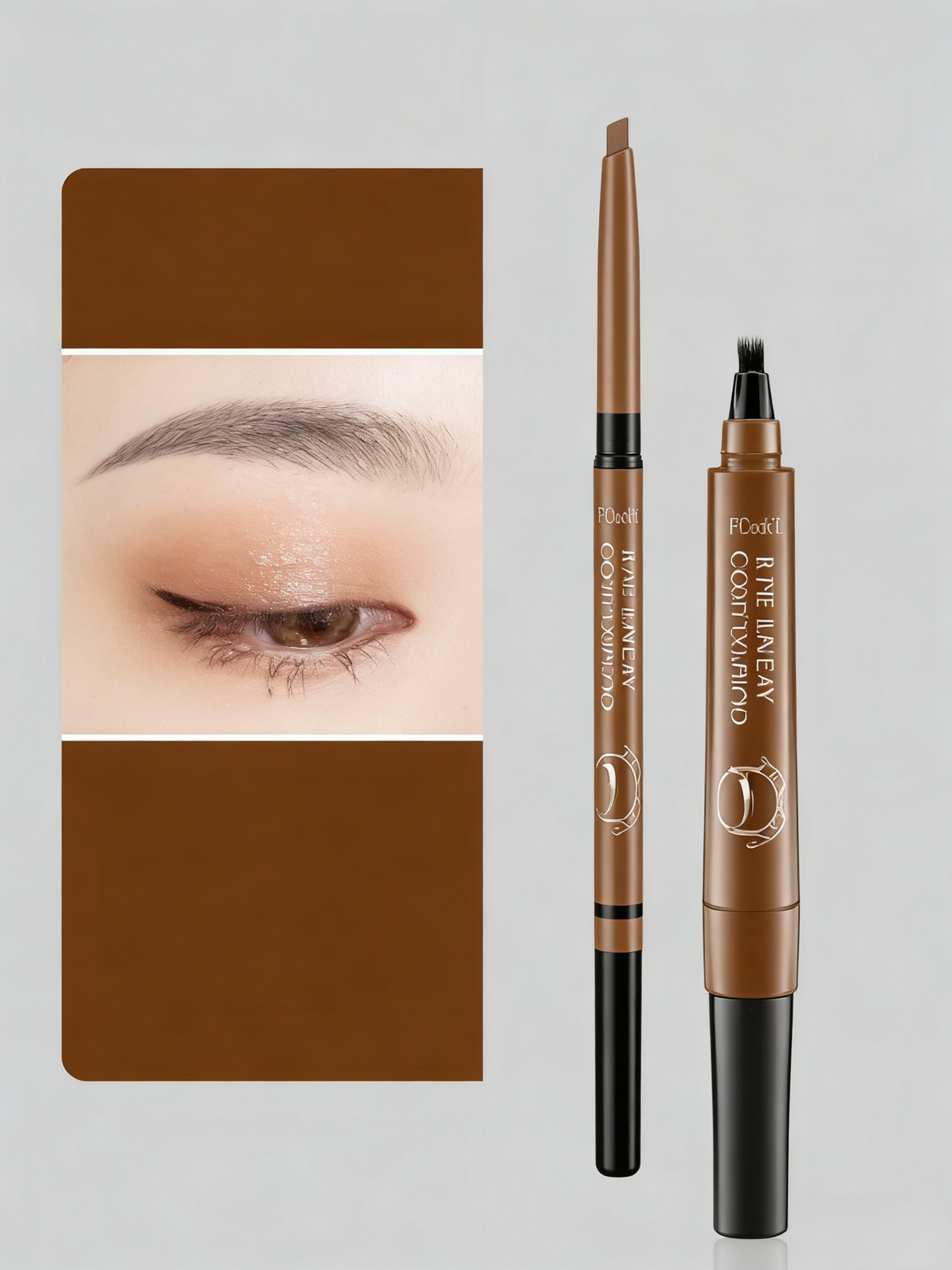 Simulation Liquid Rooted Eyebrow Pencil Wild Eyebrow Colorless Quad Eyebrow Pencil