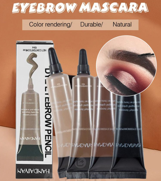 Long-lasting waterproof and smudge-proof liquid eyebrow tint