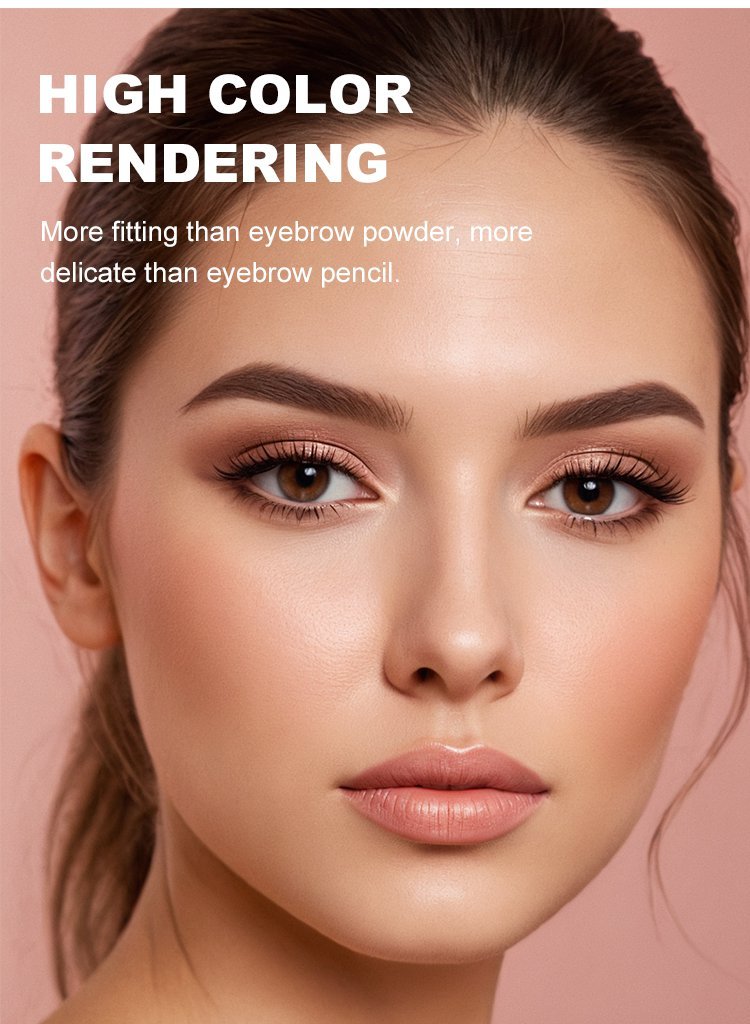 Long-lasting waterproof and smudge-proof liquid eyebrow tint