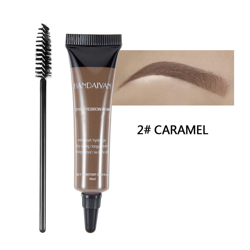Long-lasting waterproof and smudge-proof liquid eyebrow tint