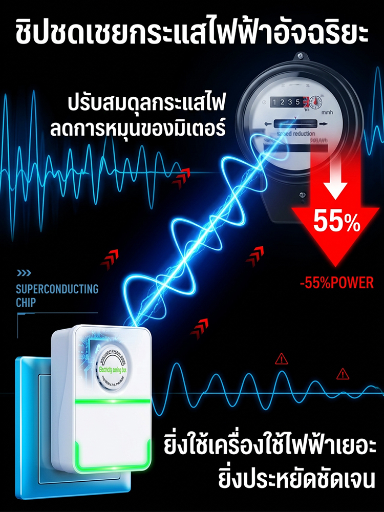 JC-【เครื่องประหยัดพลังงาน】เครื่องประหยัดไฟฟ้าในบ้าน