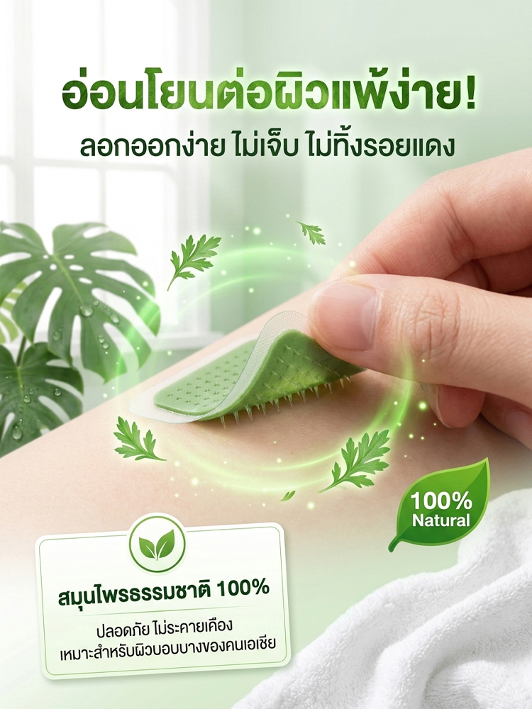 【3 วันลดน้ำหนัก 10 กิโลกรัม】แผ่นแปะเผาผลาญไขมันนาโน