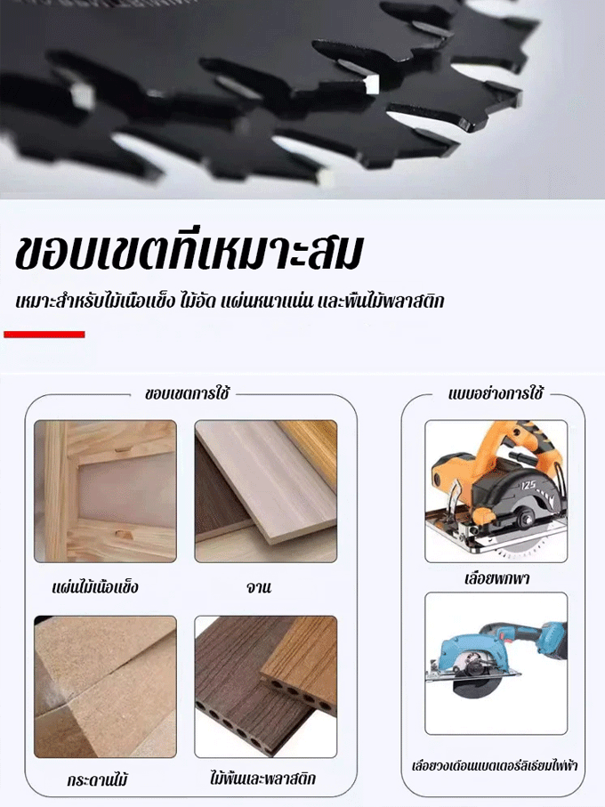 【ทนทาน ประหยัดพลังงานไฟฟ้า ไม่ติดขัด】ใบเลื่อยลิเธียมประหยัดพลังงานไฟฟ้า Fang Da Wang