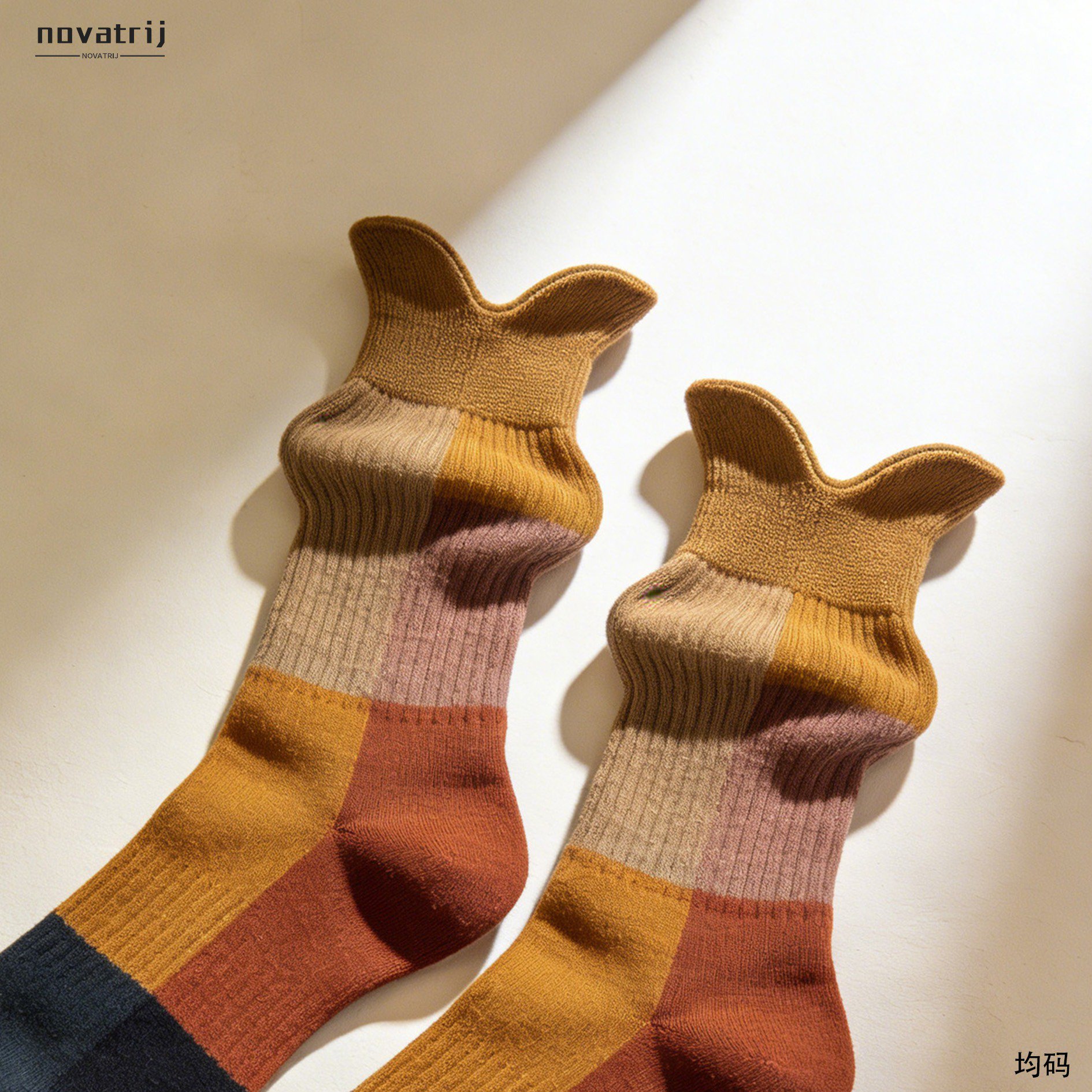 高彈力耐穿中筒襪材質