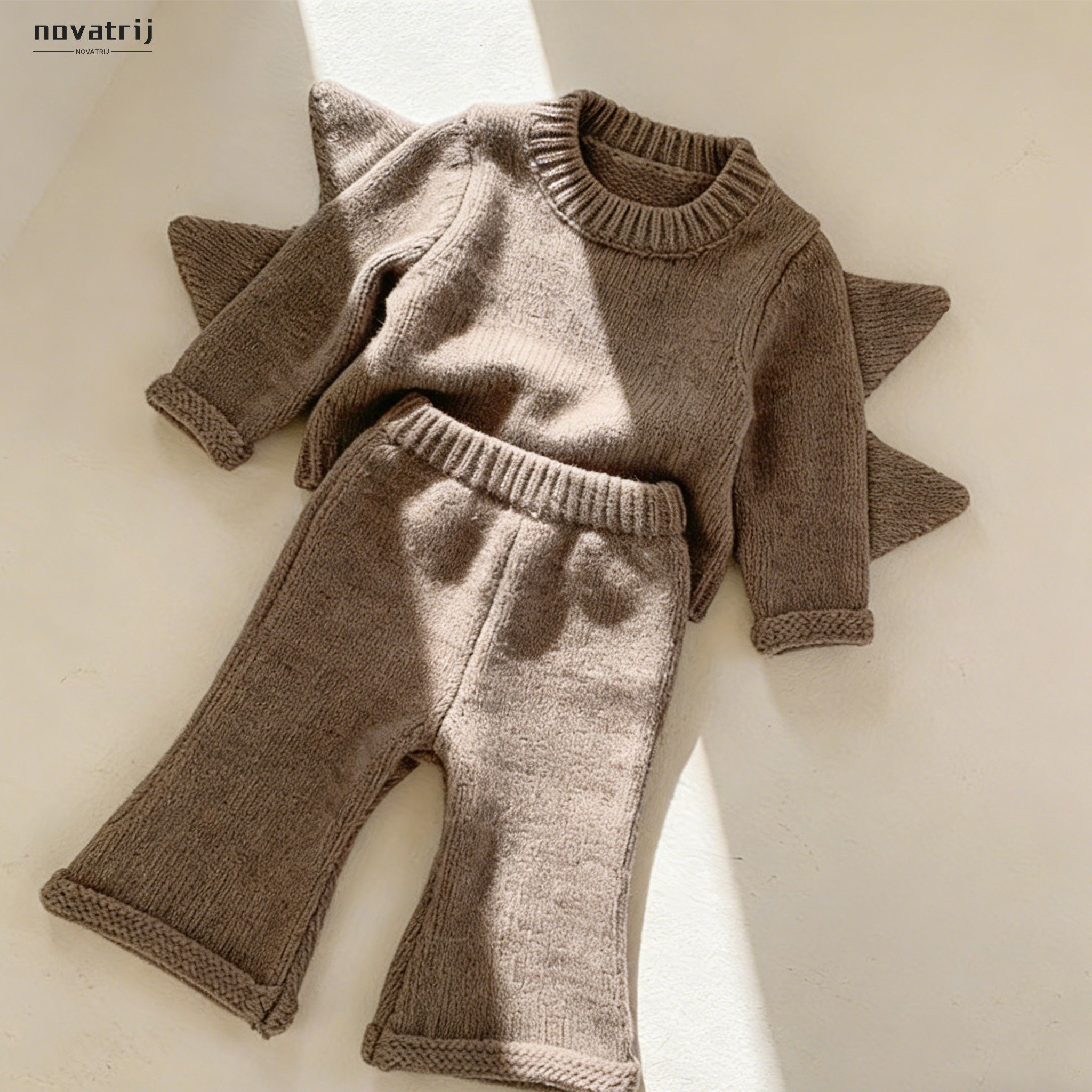 兒童加厚保暖套裝細節特寫