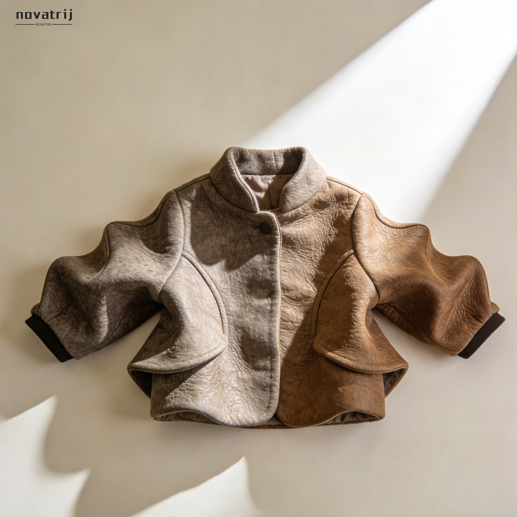 舒適透氣男童夾克背面設計