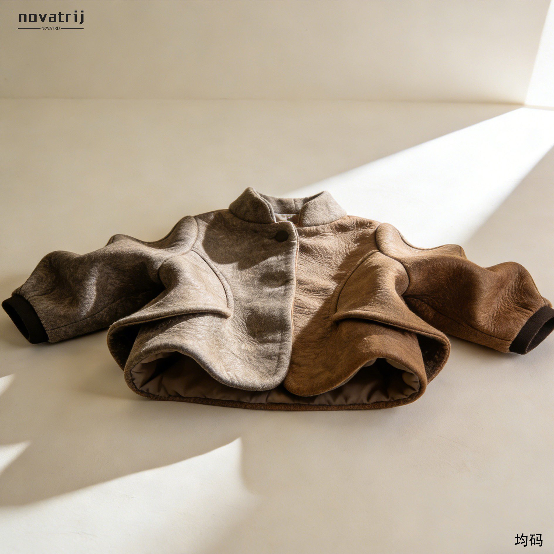 男童夾克拉鍊設計展示