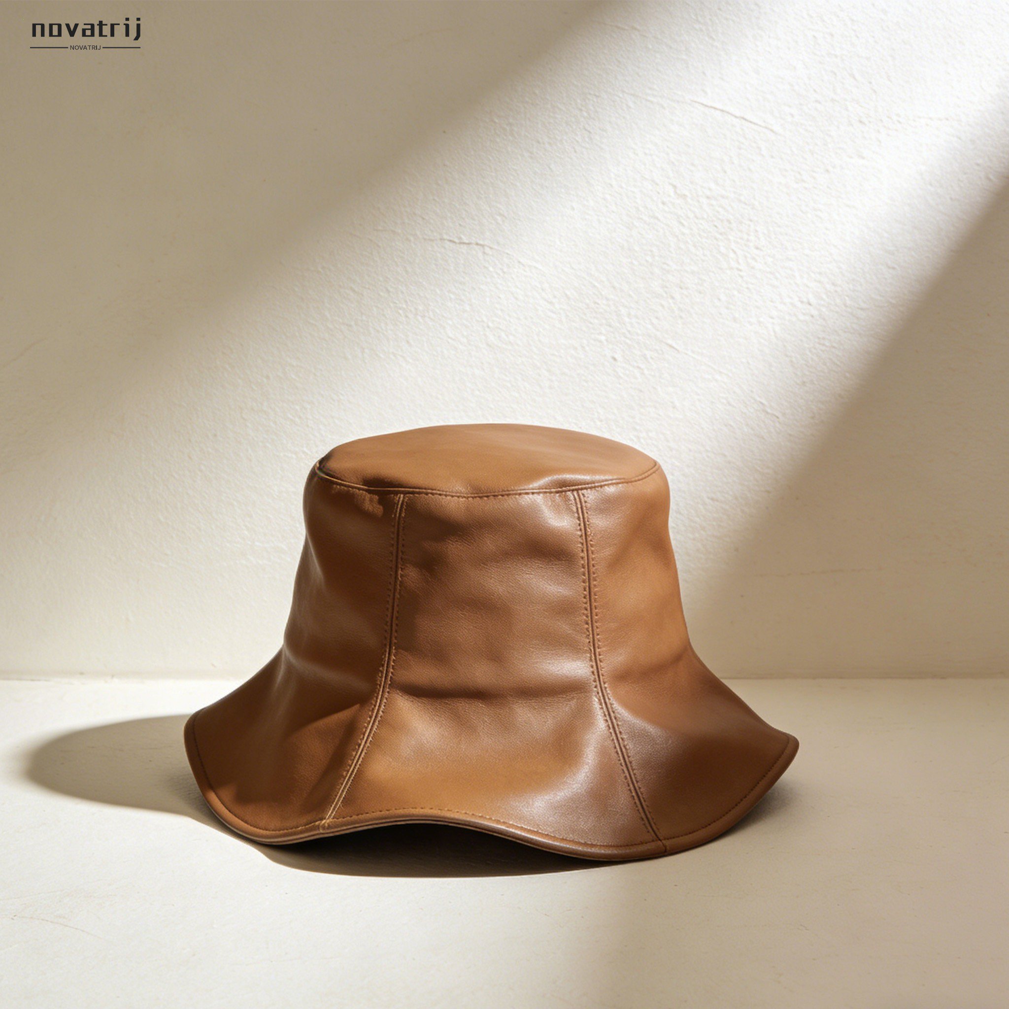 簡約百搭漁夫帽正面展示