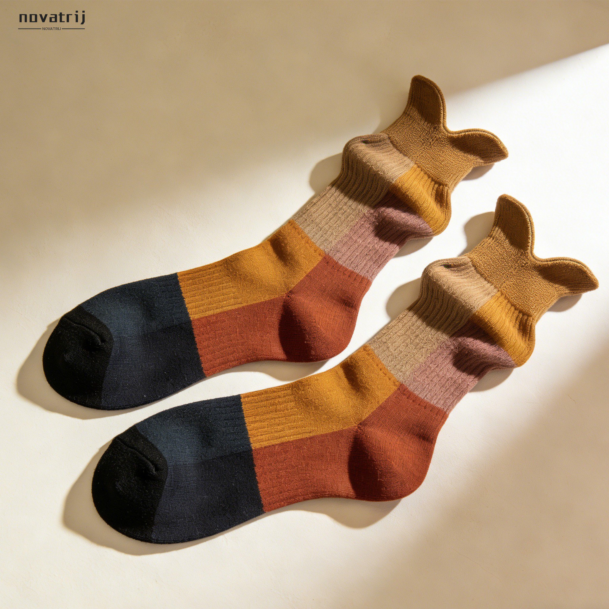 舒適透氣中筒襪細節展示