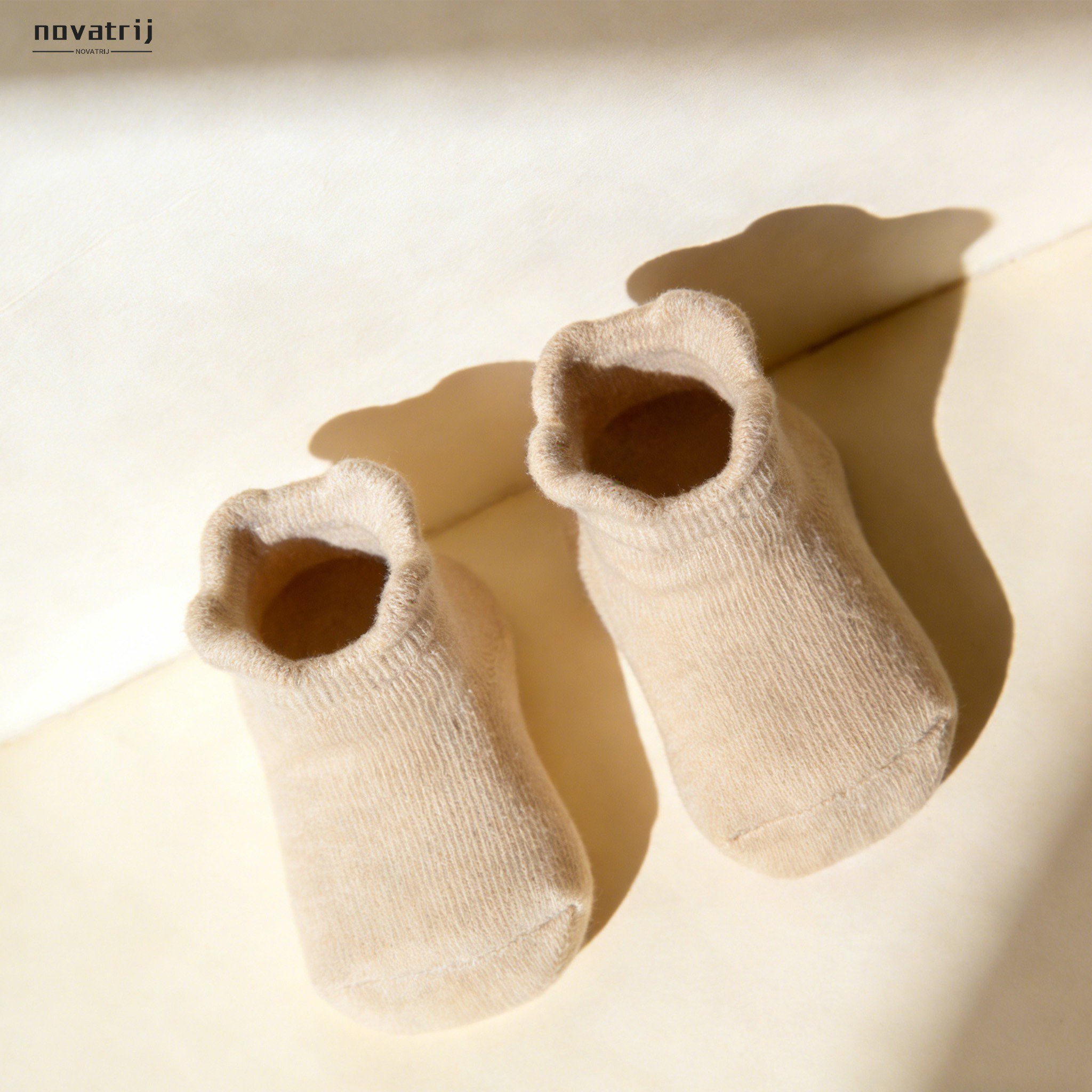 柔軟舒適嬰兒襪細節特寫