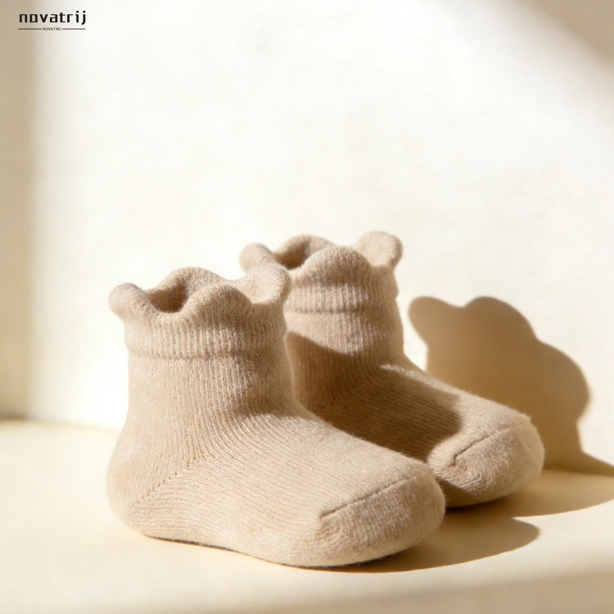 防滑設計嬰兒學步襪底部圖