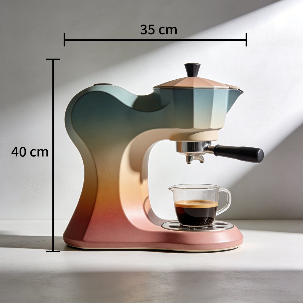 咖啡機操作面板細節