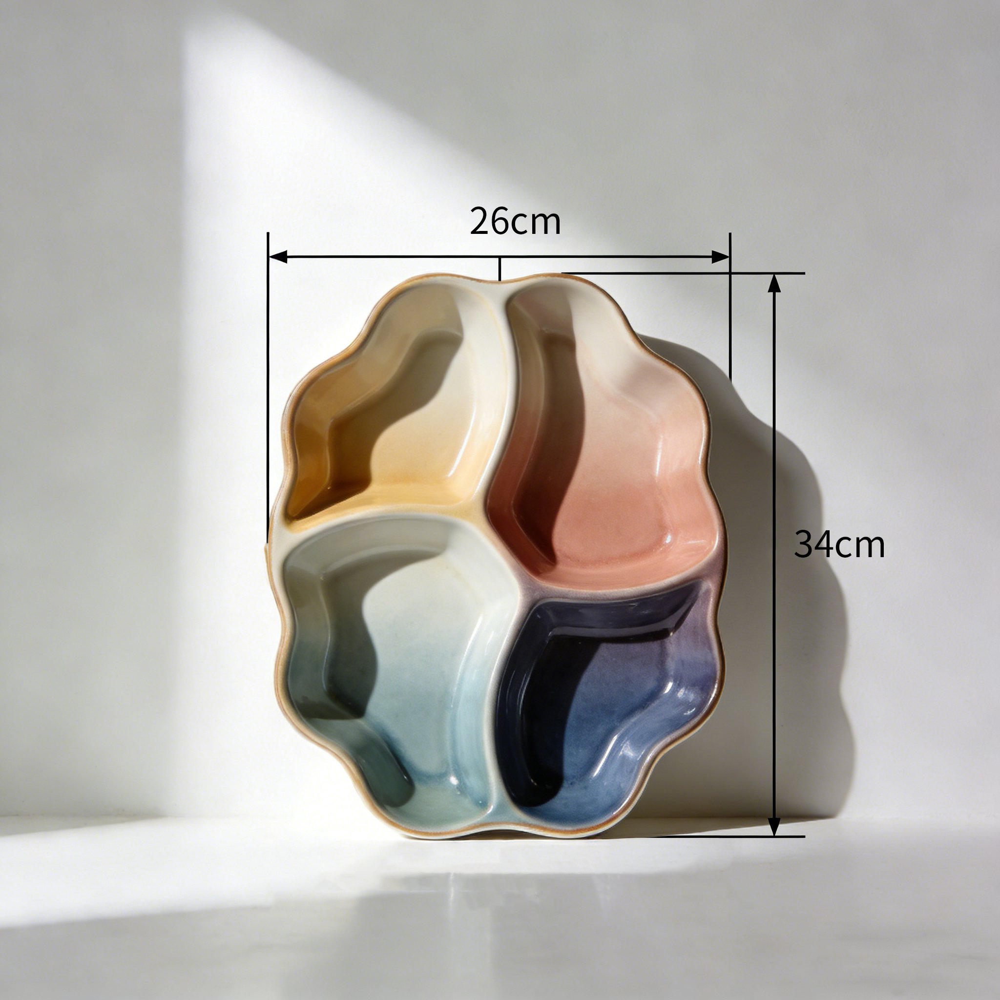 分隔設計方便分類食物