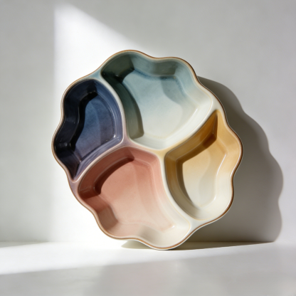 陶瓷分隔盤套裝（四件裝）