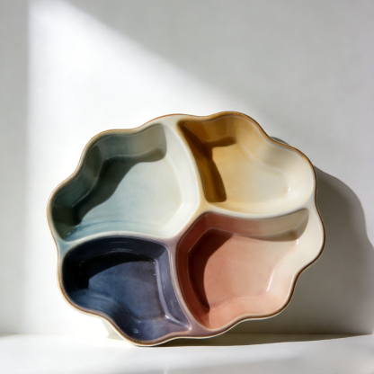 陶瓷分隔盤套裝（四件裝）