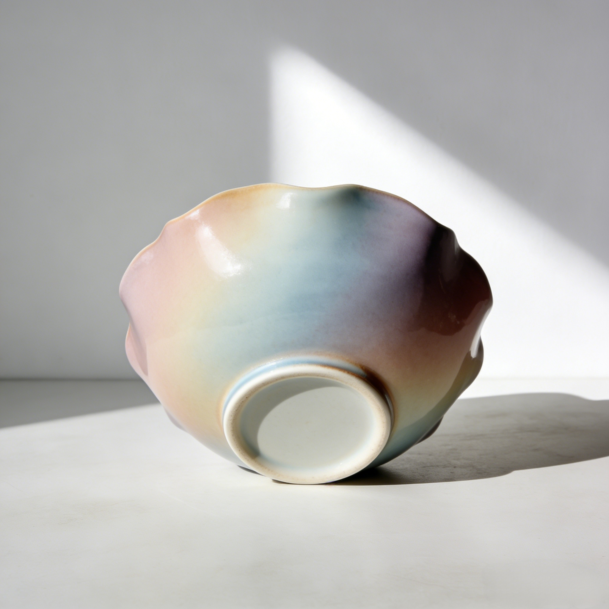 简约风格陶瓷沙拉碗套装（四入）