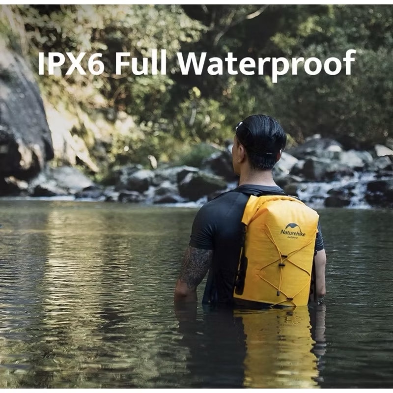 Naturehike 20L/30L/40LTPU Waterproof Backpack Ultralight Outdoor Camping Dry Wet Separation IPX6Waterproof Bag NH21FSB04
