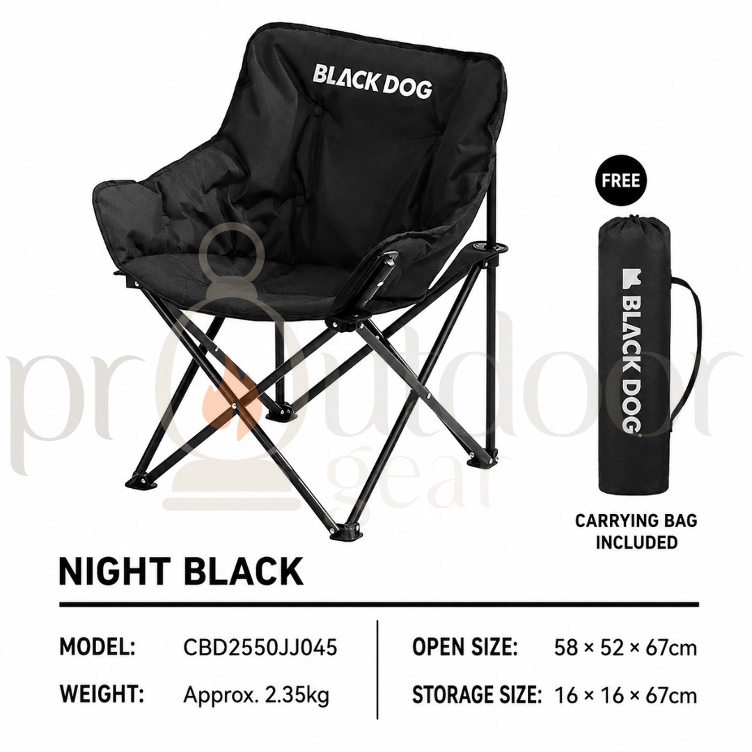 BLACKDOG Low Moon Chair Fuyue Camping Outdoor Foldable CBD2300JJ020