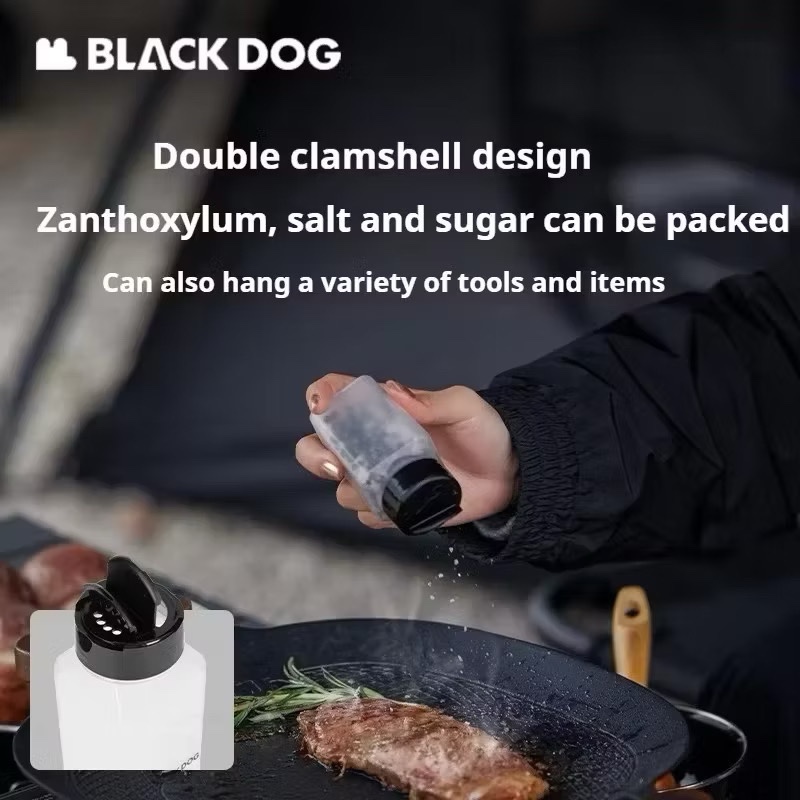 BLACKDOG Condiment Bottle Set Outdoor BBQ Seasoning Storage Bag Picnic Camping Multifunctional Spice Container 2.9L