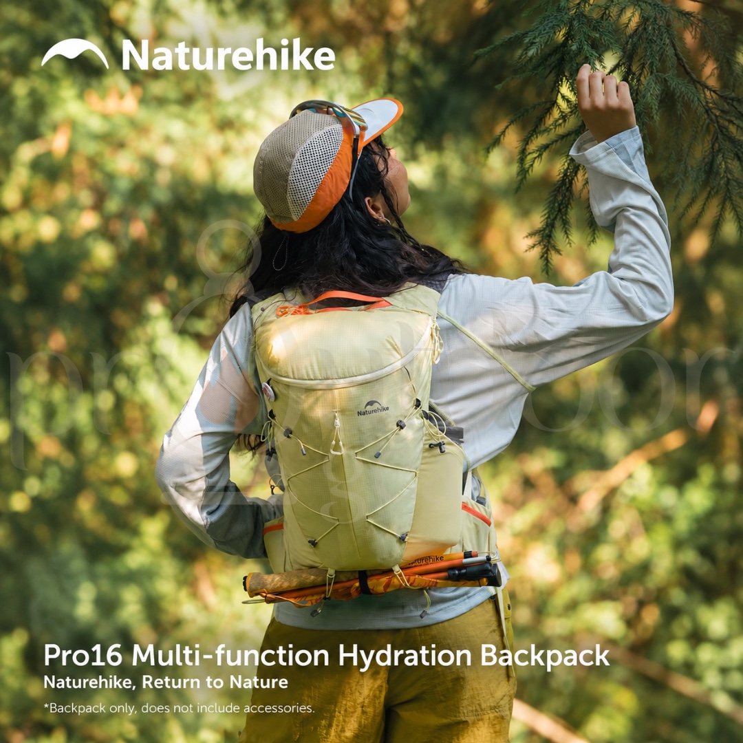 NATUREHIKE NANBALA PRO 16L Hydration Backpack Lightweight Hiking Camping Trail Running Bag