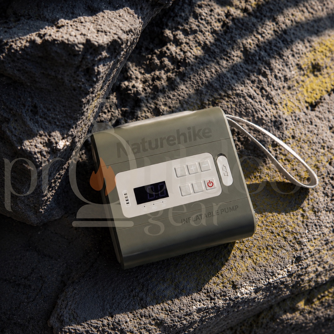 NATUREHIKE CNK2550ZM010 Wind-Max Portable Electric Air Pump 20PSI Rechargeable Inflator Deflator for Air Mattress