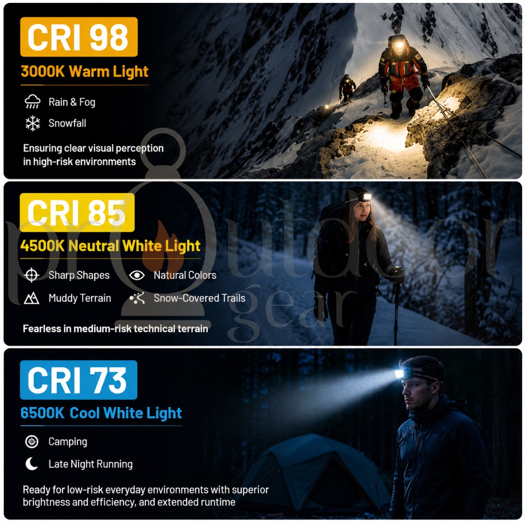 NITECORE HA29 UHE 1200LM Headlamp CRI98 Triple Color Temperature USB-C Rechargeable IPX8