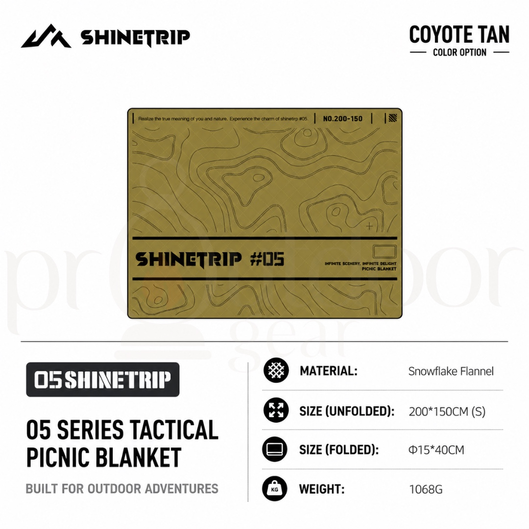 SHINETRIP A536 Outdoor Camping Ultrasonic Picnic Mat Tablecloth Portable Moisture proof Beach Blanket Waterproof Extra Large