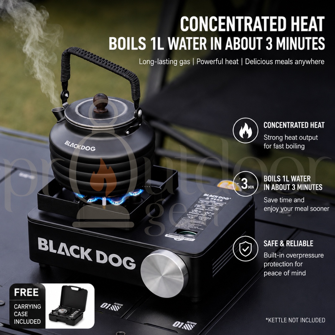 BLACKDOG Tuoyan CBD2550CF014 Portable Cassette Gas Stove 3500W Outdoor & Home Cooking Burner