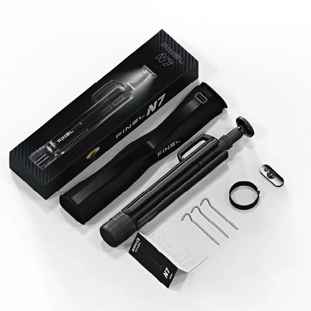 FINEL N7/PLUS Outdoor LED Camping Light Carbon Fiber Rechargeable Waterproof Portable Lamp
