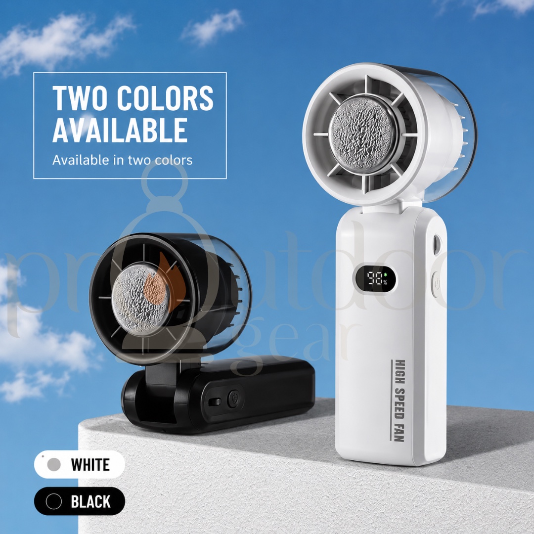 FC3 High-Speed Cooling Handheld Foldable Neck Hanging Outdoor Portable Semiconductor Turbo Strong Wind Fan