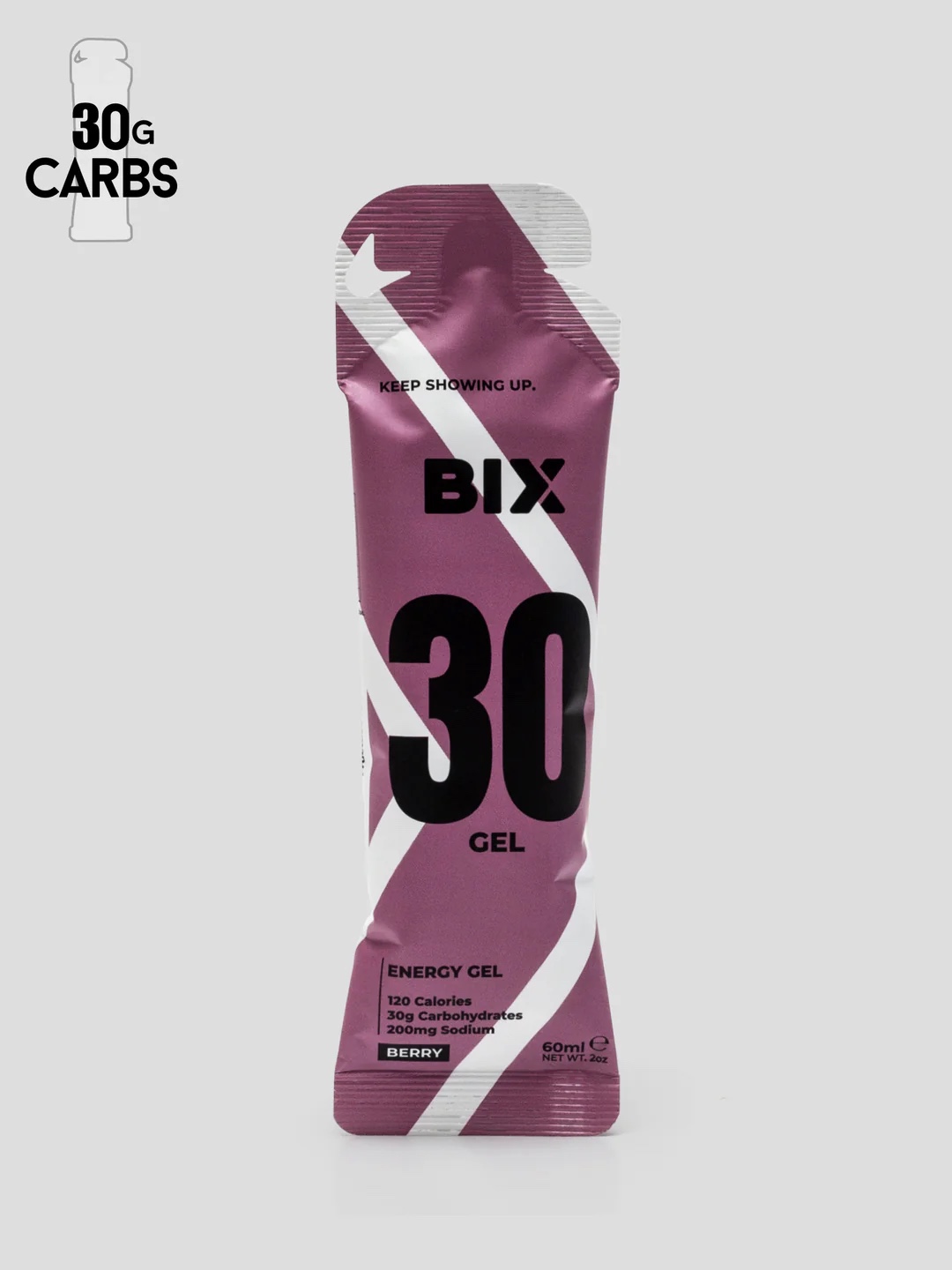 BIX High Energy Gel 30 40 Caffeine Endurance Fuel Cycling Marathon 60ml