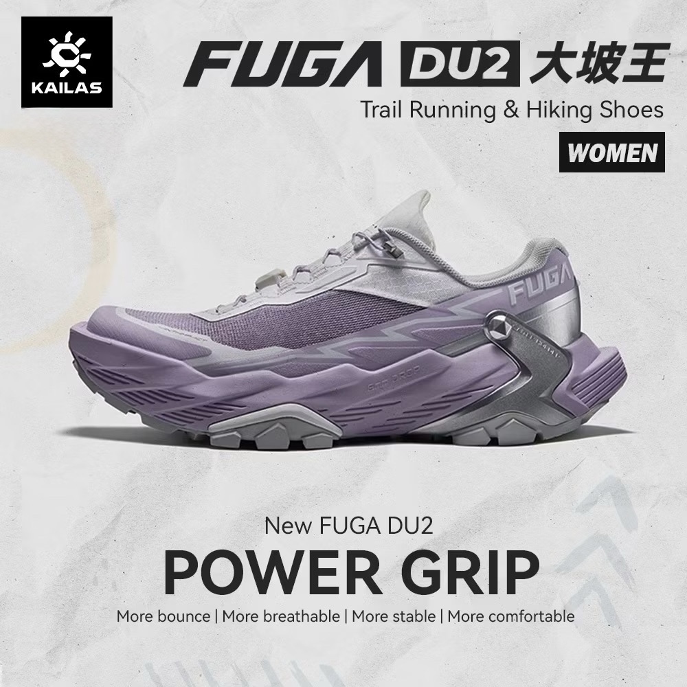KAILAS FUGA DU2 DU Trail Running Hiking Shoes Vibram MEGAGRIP Litebase - Women