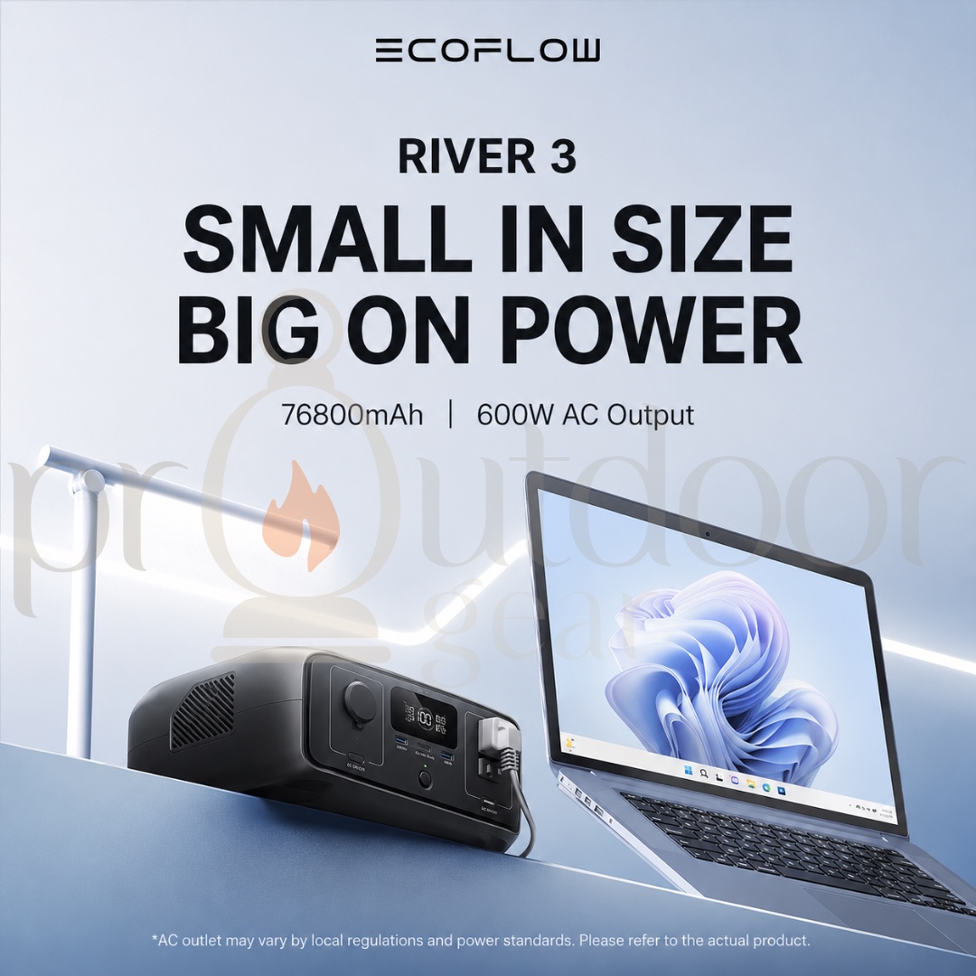 [PRE-ORDER] ECOFLOW River 3 UPS Portable Power Station – 300 W, 10 ms UPS