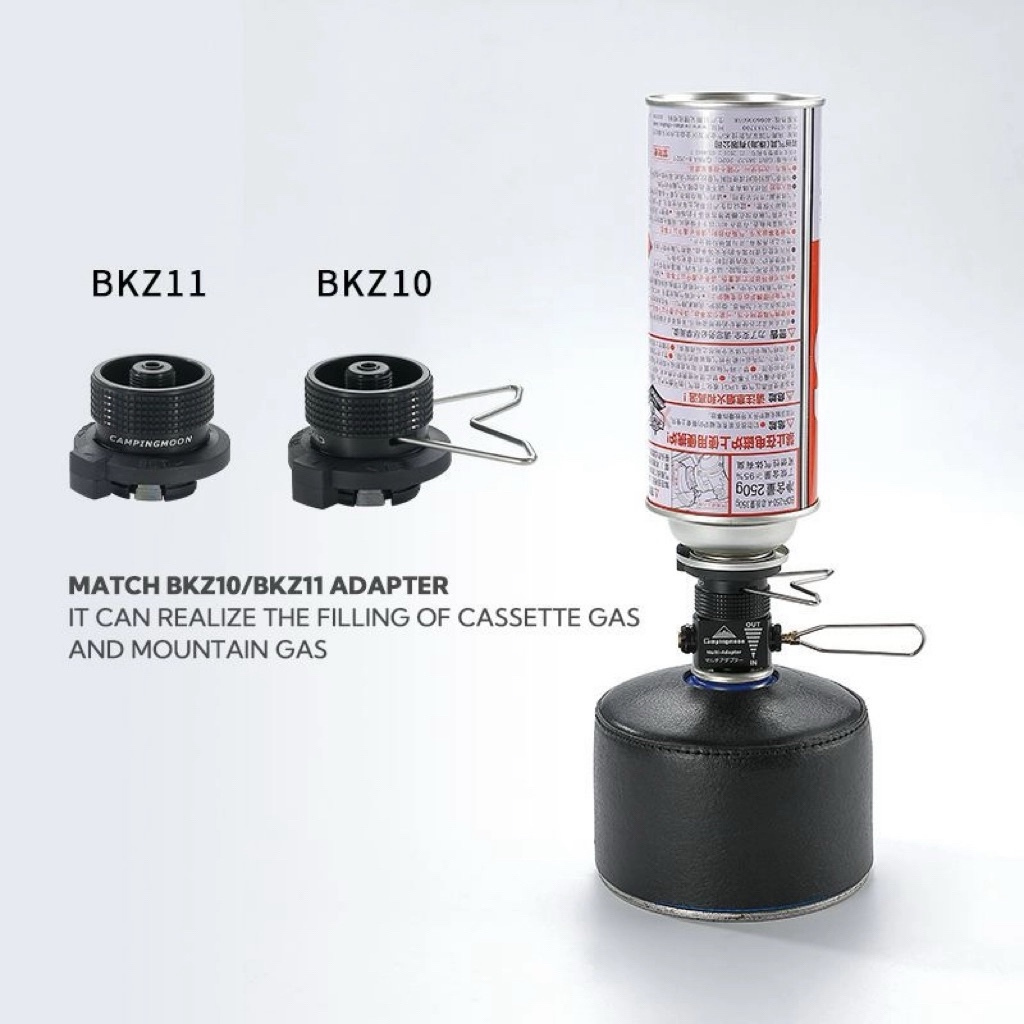 Campingmoon Gas Transfer Adapter Tool Gas Refill Multiadapter Z15 / BKZ15 / BKZ15-CB / Z15-CB / BKZ30