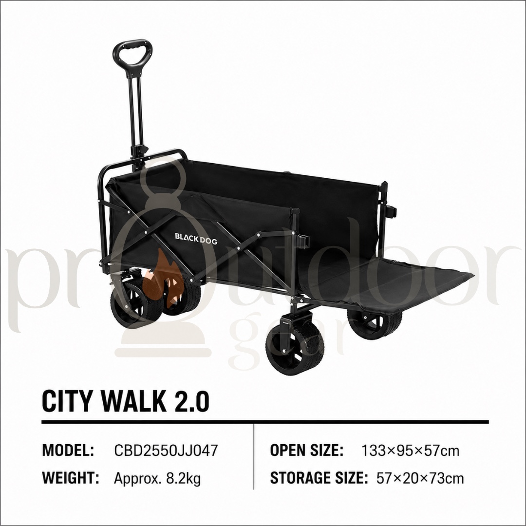 BLACKDOG Shanying Shangen wagon Four-Way Trolley Portable Camping Picnic Cart Table Top