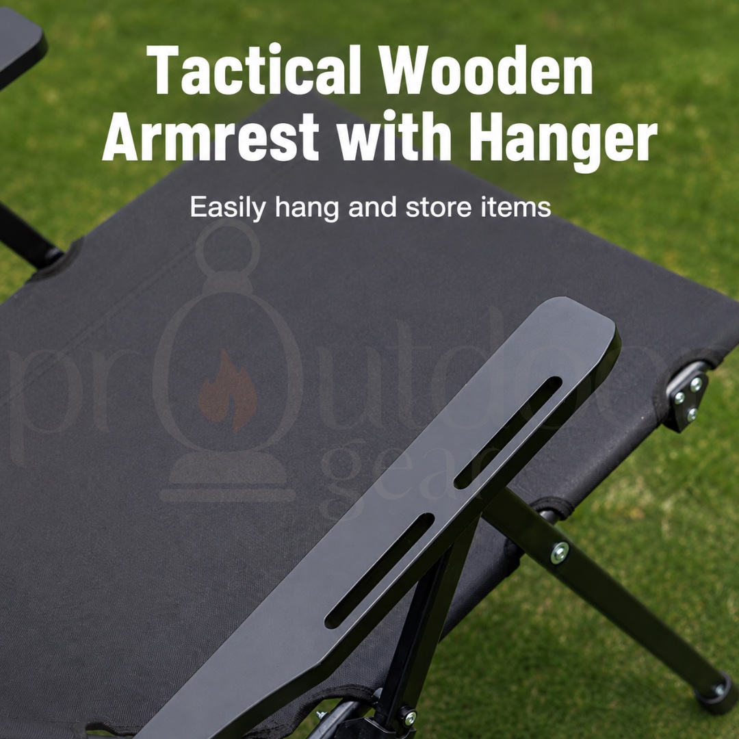 BLACKDOG CBD2650JJ016 Wangchuan M1 High Back Folding Camping Chair Adjustable Reclining Chair Portable Outdoor
