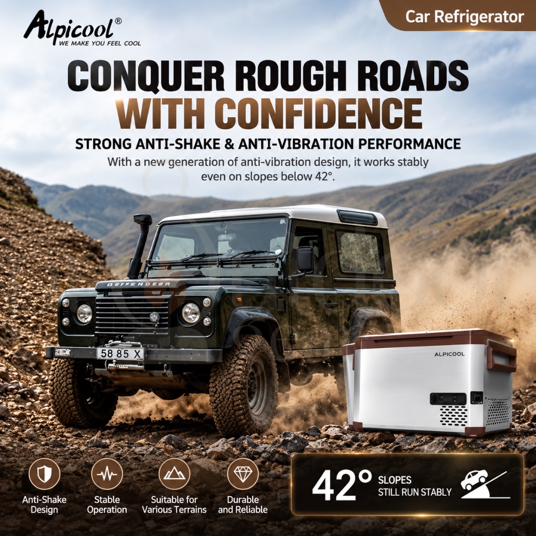 [PRE-ORDER] ALPICOOL AS SERIES AS35 AS45 AS55 Portable Car Refrigerator Freezer Dual Zone APP Control 12V 24V 220V