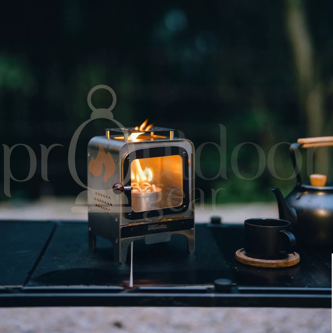 GOOUT SPRINGHILL Mini Stove 3.0 Multifunctional Stove All-Metal Retro Portable Wood Burning Stove