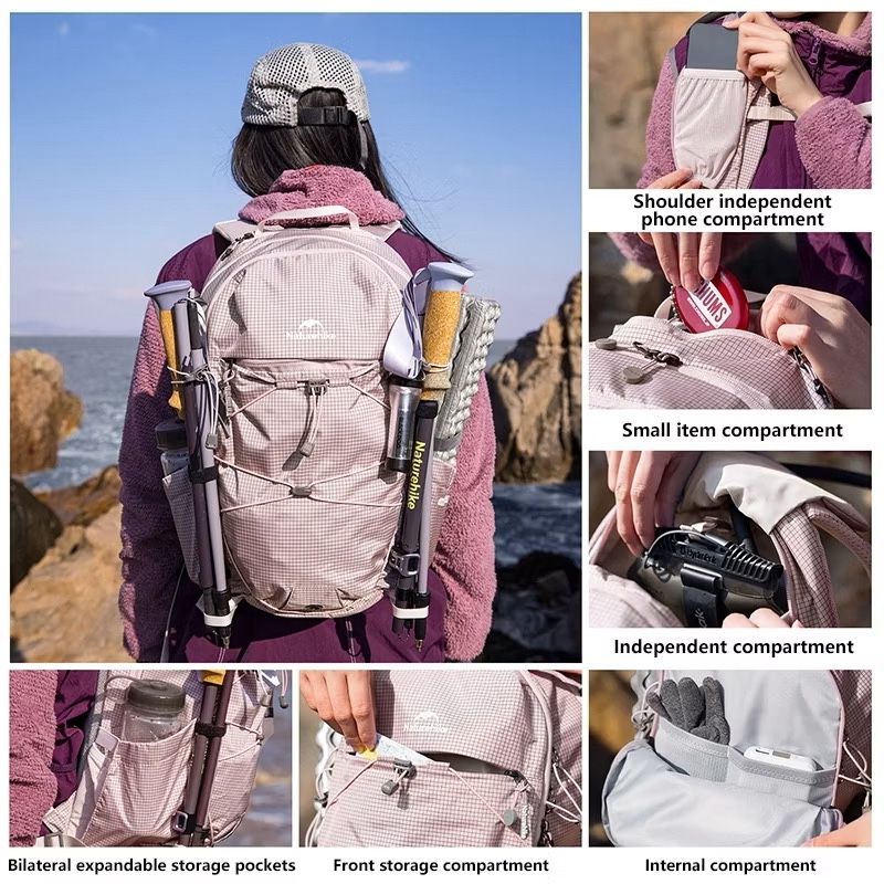 Naturehike CNK2550XB016 Longwa Base 20L Lightweight Hiking Backpack 559g Ultra-Light
