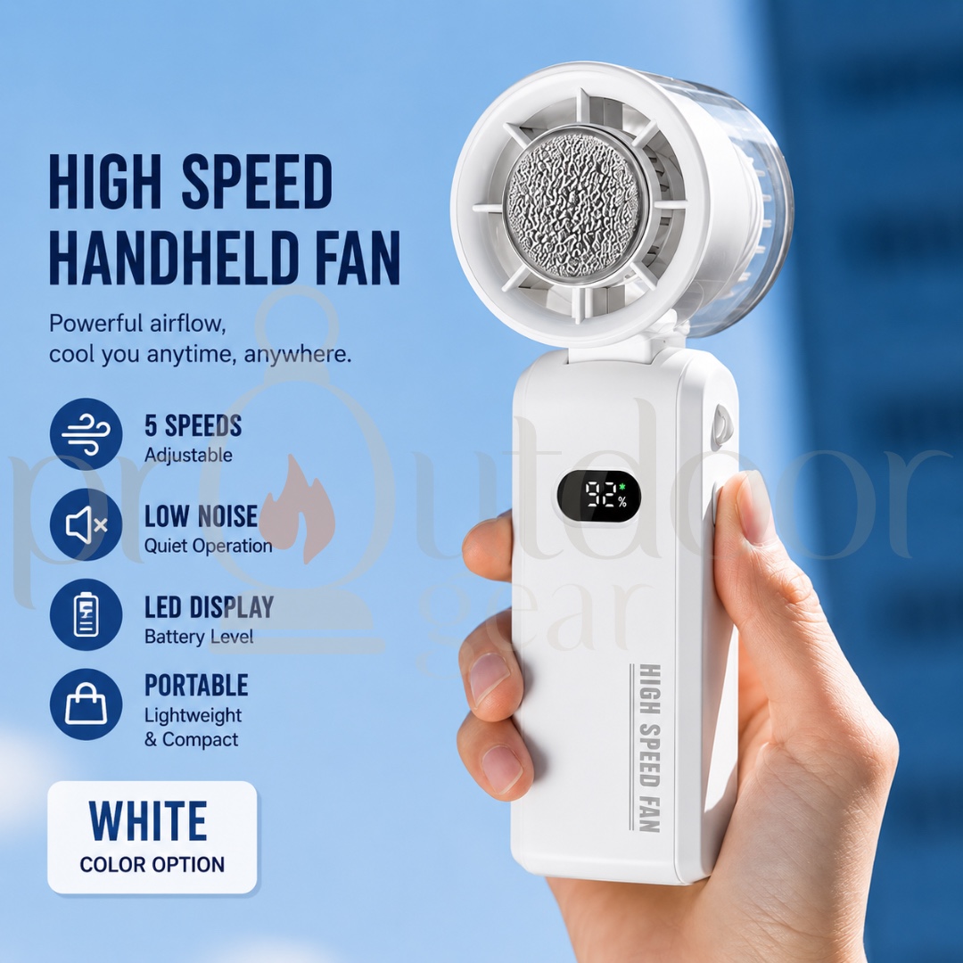 FC3 High-Speed Cooling Handheld Foldable Neck Hanging Outdoor Portable Semiconductor Turbo Strong Wind Fan