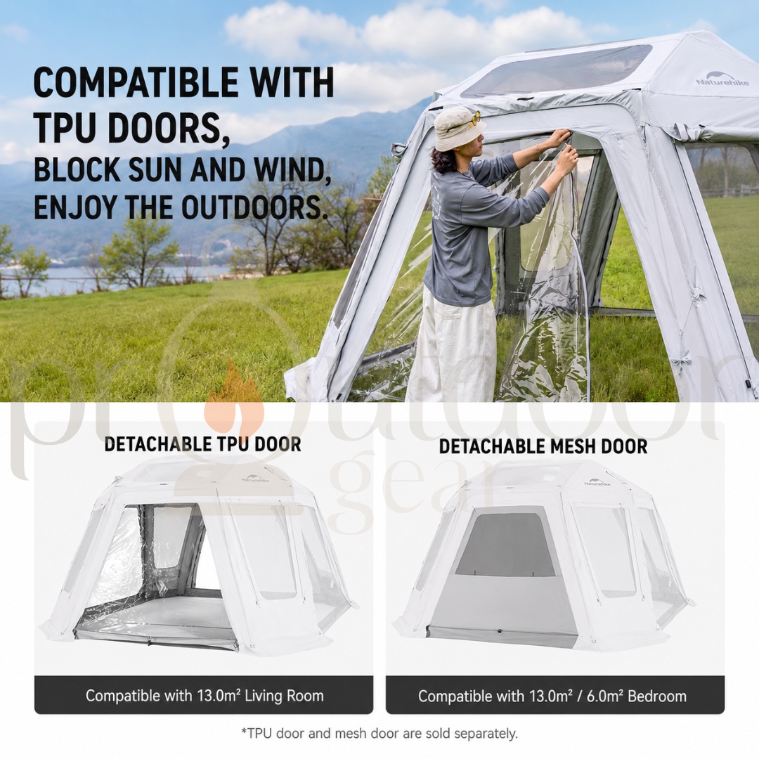 NATUREHIKE Gen 6.0/13.0 Air FL Inflatable Tent Modular Connector Piece Universal Link Connector Camping Shelter