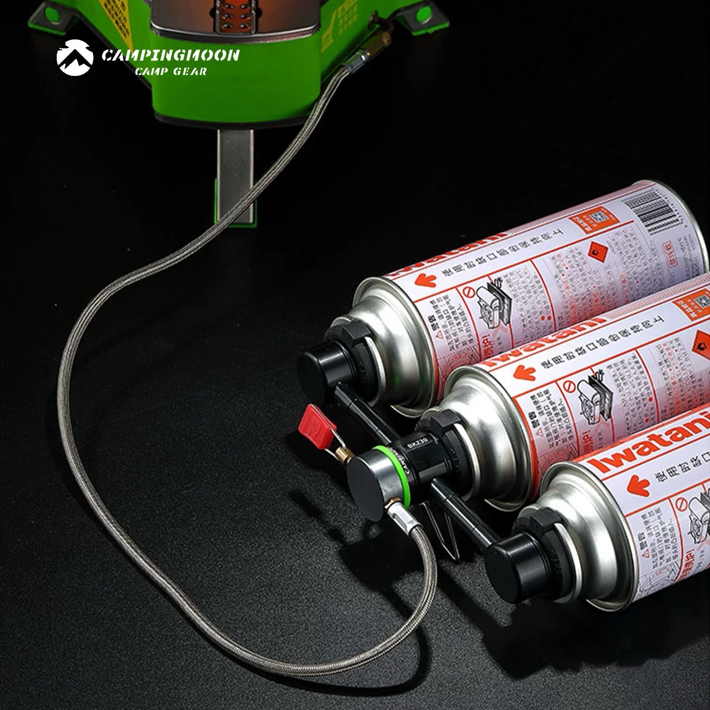 Campingmoon Gas Transfer Adapter Tool Gas Refill Multiadapter Z15 / BKZ15 / BKZ15-CB / Z15-CB / BKZ30