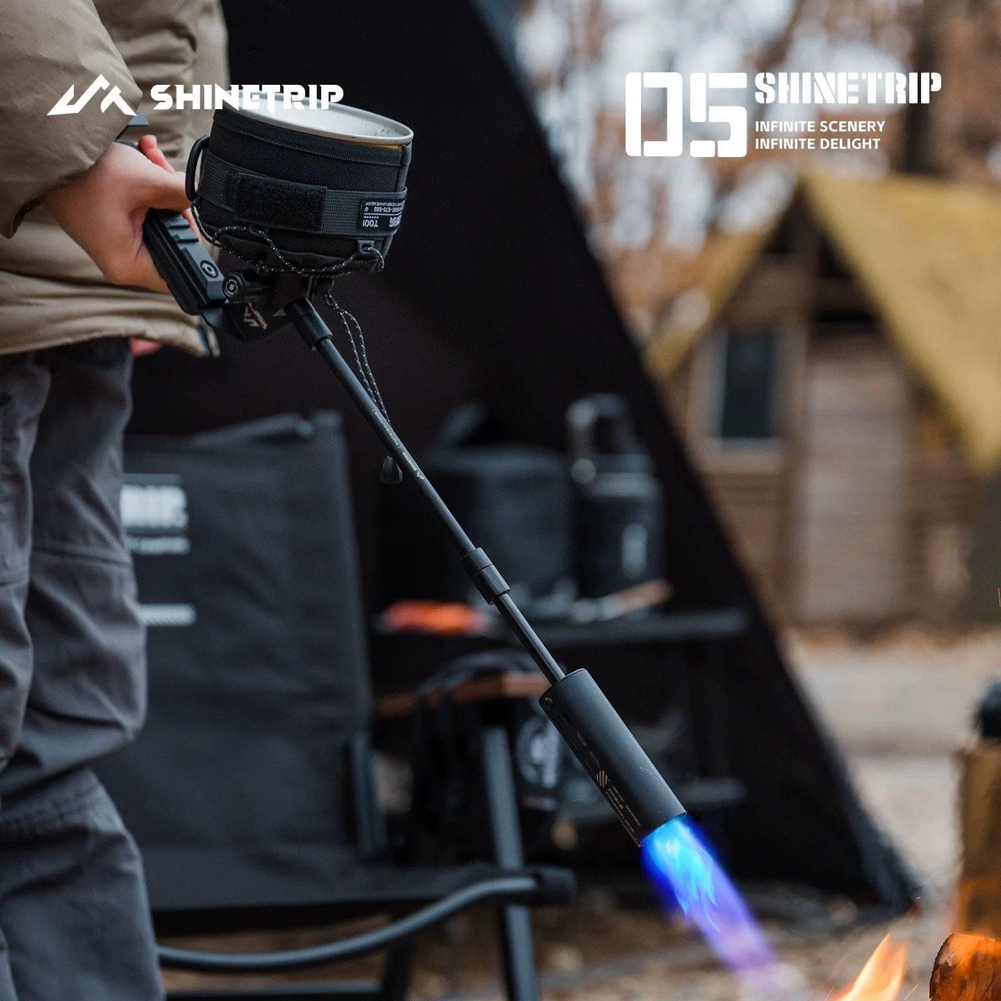 A574-H01 Shinetrip Flame Torchgun Butane Flame Thrower