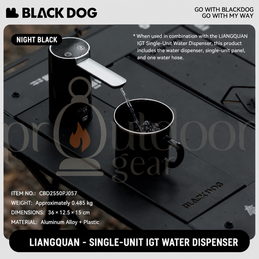 BLACKDOG Baishi Folding Table Camping Table and Chairs Korean IGT Table Aluminum Alloy Outdoor Portable Camping Table