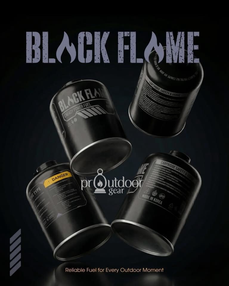 Black Flame Butane Gas Cartridge 230g 450g