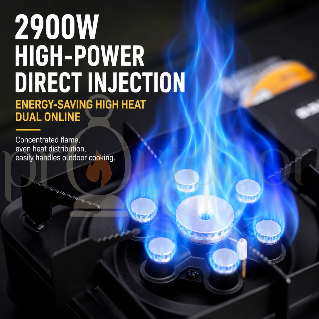 BLACKDOG Tuoyan CBD2550CF014 Portable Cassette Gas Stove 3500W Outdoor & Home Cooking Burner