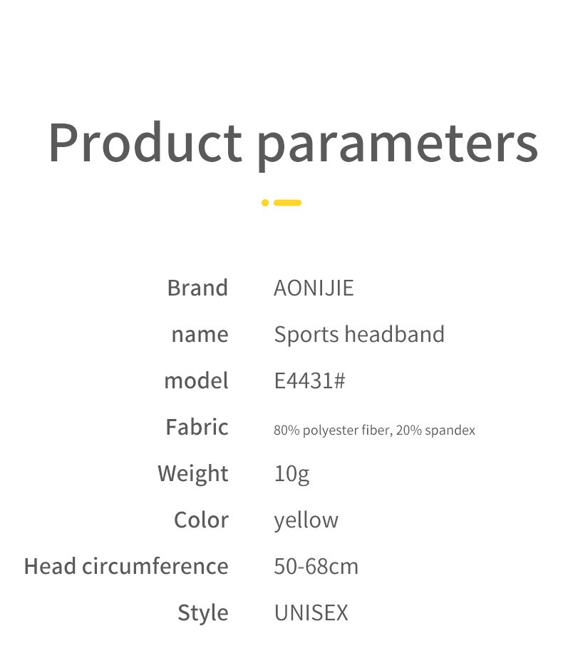 AONIJIE E4431 Unisex Running Headband