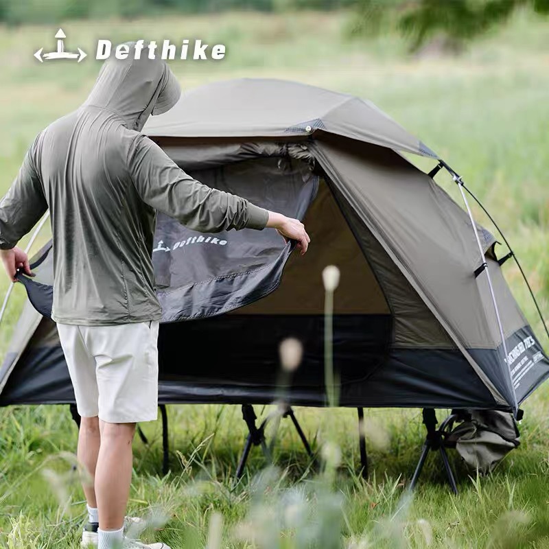 DEFTHIKE All In One STANDARD SIZE Military Cot Tent Camping  Waterproof Tent Camping